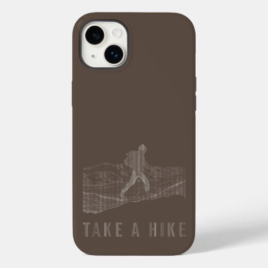 ハイキングホワイトケースメイトiPhoneケース Case-Mate iPhoneケース (裏面)