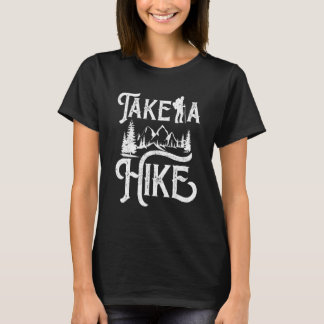 ハイキングマウンテンハイキングハイカーメンズウィメンズキッズ Tシャツ