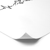 ハイキングマウンテンハートビートハートビート ポスター (角)