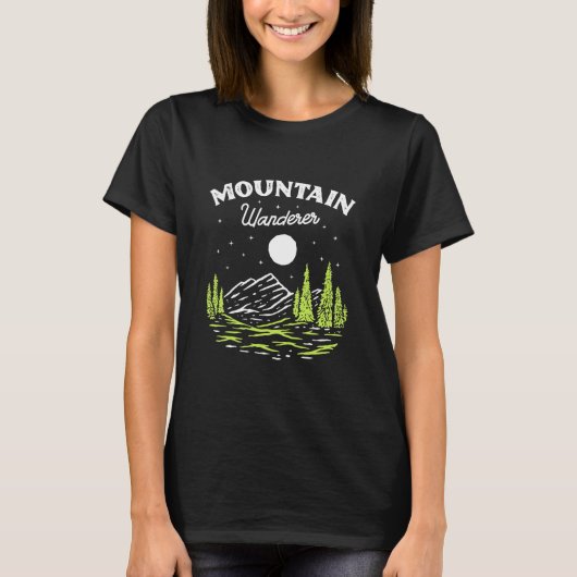 ハイキングマウンテンワンダラー Tシャツ (正面)