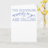 ハイキングマウンテン登山ザマウンテンズコール カード (黄色い花)