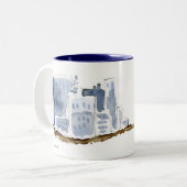 ハイキングマグカップに行く ツートーンマグカップ (正面左)