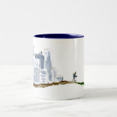 ハイキングマグカップに行く ツートーンマグカップ (中央)