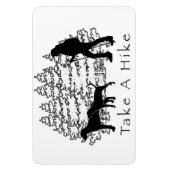 ハイキングマグネットを取る – ハウンド/リッジバック マグネット (縦)