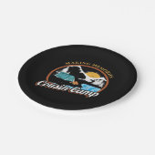 ハイキングメモリーズアイシドキャンプ ペーパープレート (アングル)