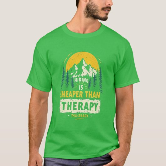 ハイキングメンズアドベンチャーTシャツ Tシャツ (正面)