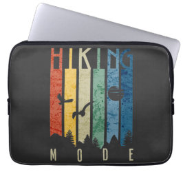 ハイキングモード自然アウトドアマウンテンキャンピングおもしろい ラップトップスリーブ