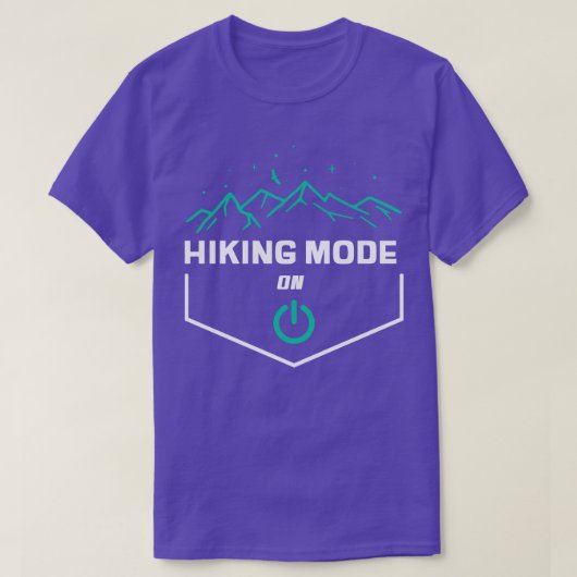 ハイキングモードON 1 Tシャツ (デザイン正面)