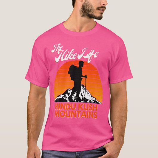 ハイキングライフヒンズー教のKush山ハイキングギフトCli Tシャツ (正面)