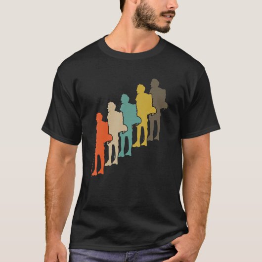 ハイキングレトロハイカー Tシャツ (正面)