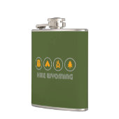 ハイキングワイオミング フラスク (左)