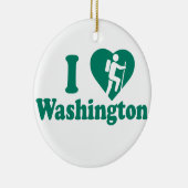 ハイキングワシントン州 セラミックオーナメント (右)