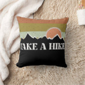 ハイキングヴィンテージハイキングで野外冒険 クッション (ブランケット)