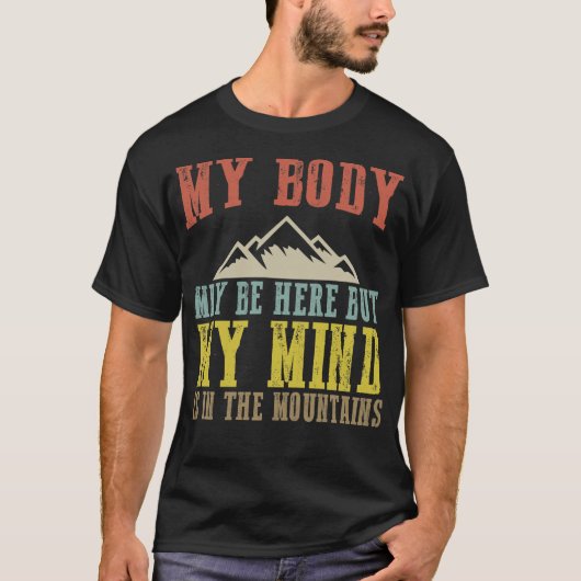 ハイキングヴィンテージ登山 Tシャツ (正面)
