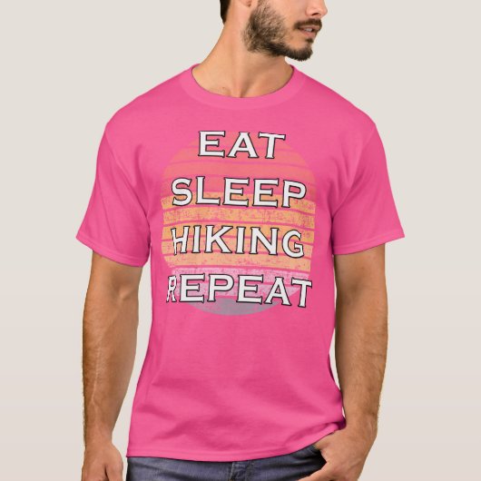 ハイキング中毒性アクティブ Tシャツ (正面)
