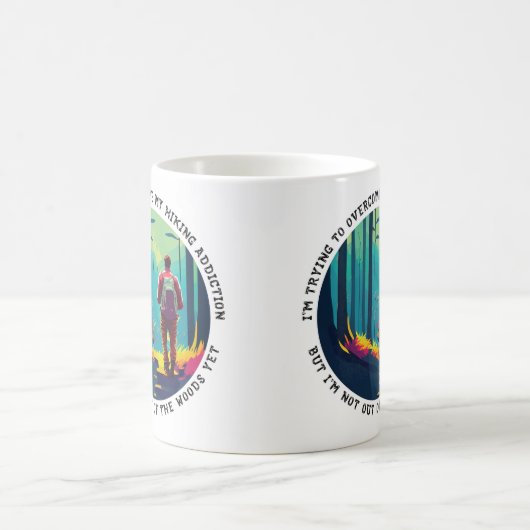 ハイキング中毒 コーヒーマグカップ (中央)