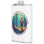 ハイキング中毒 フラスク (左)