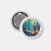 ハイキング中毒 マグネット (正面/裏面)