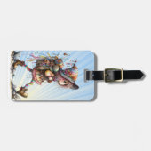 ハイキング予測できなガールラゲッジアンドバックパックラベル ラゲッジタグ (正面横)