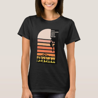 ハイキング別の半マイルまたはそう山ハイキャンプ Tシャツ