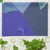 ハイキング山の峰に登る キッチンタオル (折り畳み)