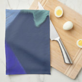 ハイキング山の峰に登る キッチンタオル (四つ折り)