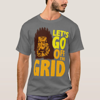 ハイキング山を探索ハイカーギフト Tシャツ