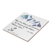 ハイキング山宇宙ウィスパーウェルカムホーム タイル (側面)