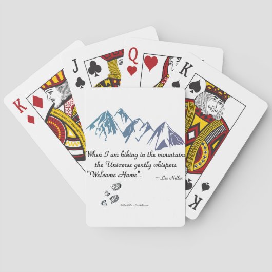 ハイキング山宇宙ウィスパーウェルカムホーム トランプ (裏面)