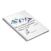 ハイキング山宇宙ウィスパーウェルカムホーム ノートブック (右側)