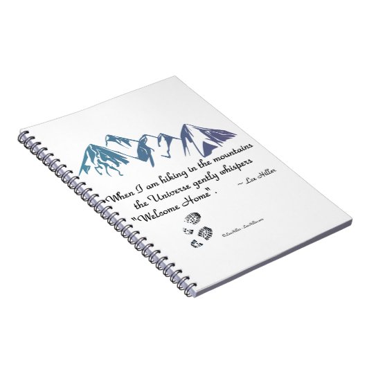 ハイキング山宇宙ウィスパーウェルカムホーム ノートブック (右側)