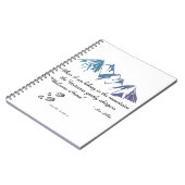 ハイキング山宇宙ウィスパーウェルカムホーム ノートブック (左側)