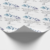 ハイキング山宇宙ウィスパーウェルカムホーム ラッピングペーパー (角)