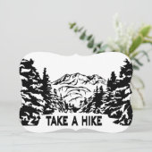 ハイキング引用文モノクロ山景色を撮る (スタンド正面)