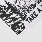 ハイキング引用文モノクロ山景色を撮る 薄葉紙 (詳細)