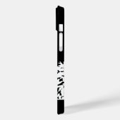 ハイキング引用文モノクロ山景色を撮る Case-Mate iPhoneケース (裏面 / 左)