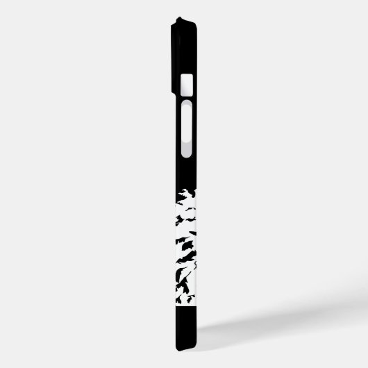 ハイキング引用文モノクロ山景色を撮る Case-Mate iPhoneケース (裏面 / 左)