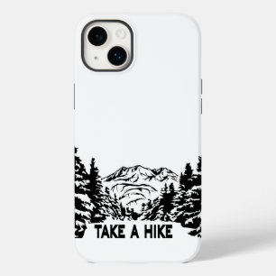 ハイキング引用文モノクロ山景色を撮る Case-Mate iPhone 14 PLUSケース