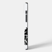 ハイキング引用文モノクロ山景色を撮る Case-Mate iPhoneケース (裏面 / 左)