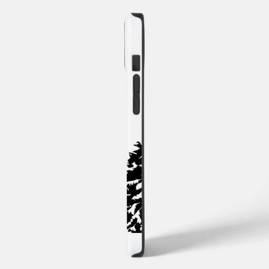 ハイキング引用文モノクロ山景色を撮る Case-Mate iPhoneケース (裏面 / 左)