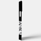 ハイキング引用文モノクロ山景色を撮る Case-Mate iPhoneケース (裏面 / 右)