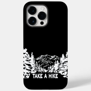 ハイキング引用文モノクロ山景色を撮る Case-Mate iPhone 14 PRO MAXケース