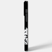 ハイキング引用文モノクロ山景色を撮る Case-Mate iPhoneケース (裏面 / 左)