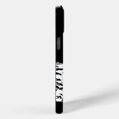 ハイキング引用文モノクロ山景色を撮る Case-Mate iPhoneケース (裏面 / 右)