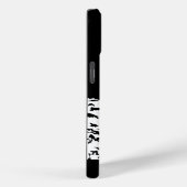 ハイキング引用文モノクロ山景色を撮る Case-Mate iPhoneケース (裏面 / 右)