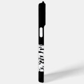 ハイキング引用文モノクロ山景色を撮る Case-Mate iPhoneケース (裏面 / 右)