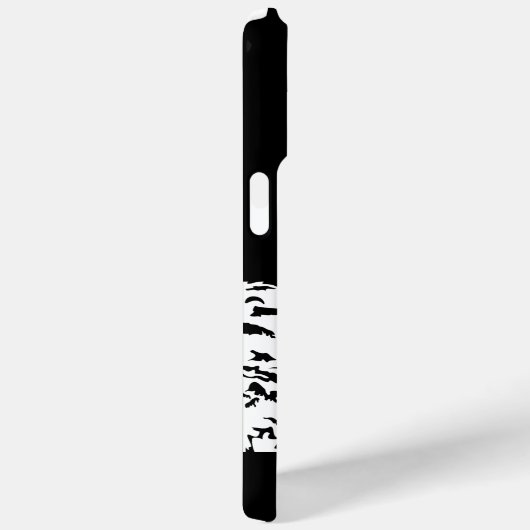 ハイキング引用文モノクロ山景色を撮る Case-Mate iPhoneケース (裏面 / 右)