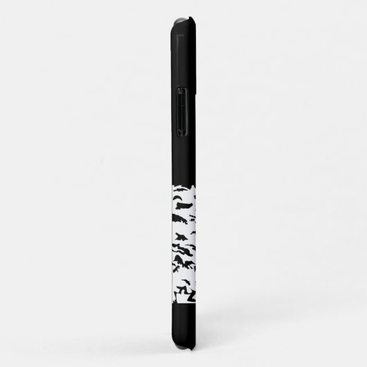 ハイキング引用文モノクロ山景色を撮る Case-Mate iPhoneケース (裏面/右)