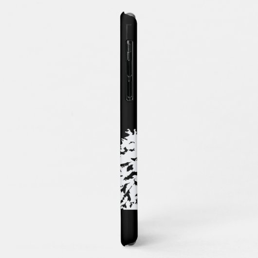 ハイキング引用文モノクロ山景色を撮る Case-Mate iPhoneケース (裏面/左)