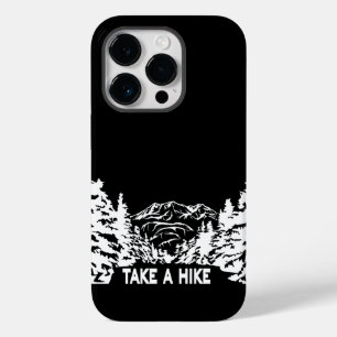 ハイキング引用文モノクロ山景色を撮る Case-Mate iPhone 14 PROケース